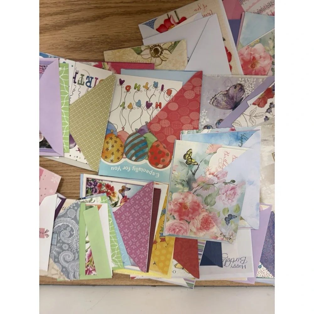 52 Birthday Cards With Envelopes All Different Themes See Photos